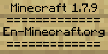 Logo Minecraft 1.7.9