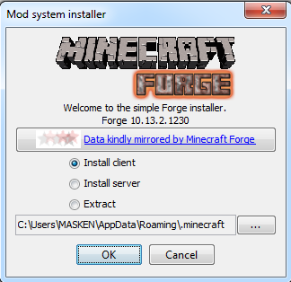 minecraft forge installer