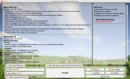 Launcher Minecraft [TLauncher 2.86] [Cracked/Pirate] [Windows/MacOS]