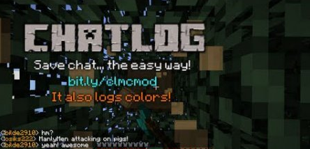 ChatLog Mod for Minecraft 1.8