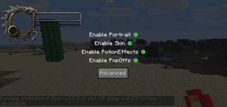 Damage Indicators for minecraft 1.7.2