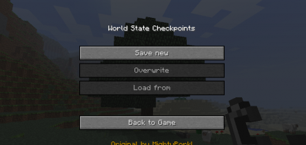 World State Checkpoints for Minecraft 1.7.2