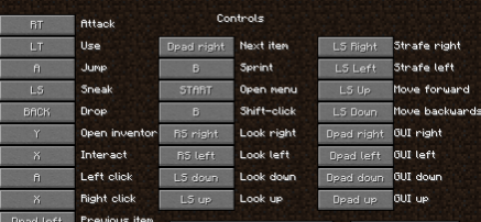 Joypad for Minecraft 1.7.2