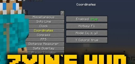 Zyina S Hud For Minecraft 1 8