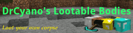 Lootable Bodies for Minecraft 1.8
