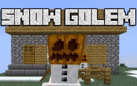 Pumpkin-less Snow Golem for Minecraft 1.8