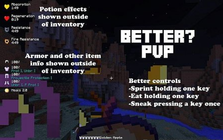 Better Pvp For Minecraft 1 8