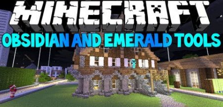 Emerald and Obsidian Tools for Minecraft 1.8