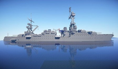 USS Northampton CA-26 for Minecraft