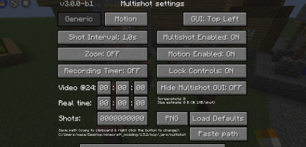 Multishot for Minecraft 1.8