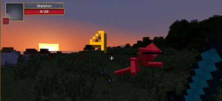 Damage Indicators for Minecraft 1.7.9