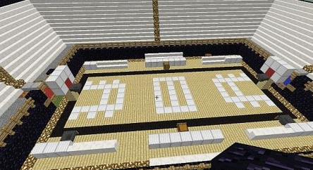 Map Basketball Arena for Minecraft