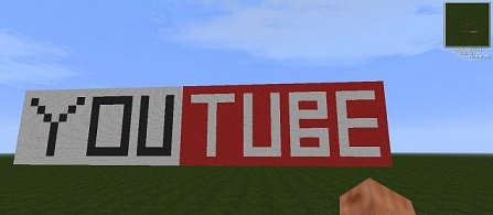 Map Youtube Logo For Minecraft