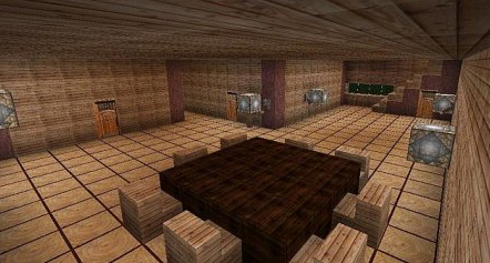 Map Giant Wood House for Minecraft