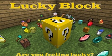 SuperGirlyGamer lucky block Mod 1.7.10, 1.7.2