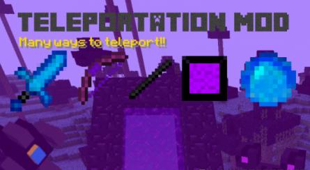 Teleportation Mod for Minecraft 1.7.2