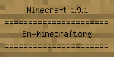 Minecraft 1.9.1 Download