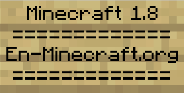 Logo Minecraft 1.8