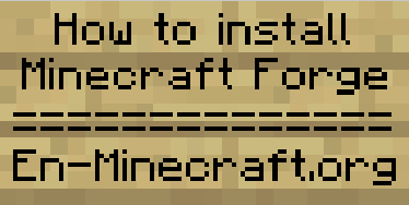 How to install Minecraft Forge