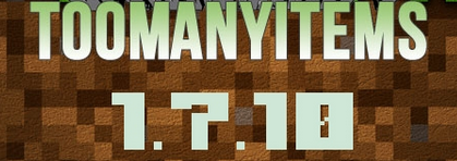 TooManyItems for Minecraft 1.7.10