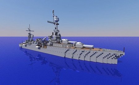 USS Northampton CA-26 for Minecraft