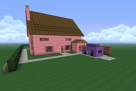 Map Simpsons House for Minecraft