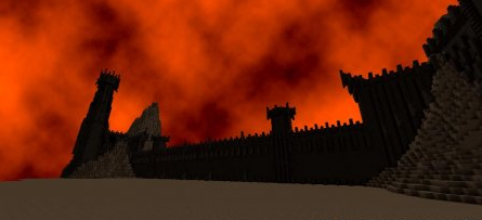 Map Black Gates of Mordor for Minecraft