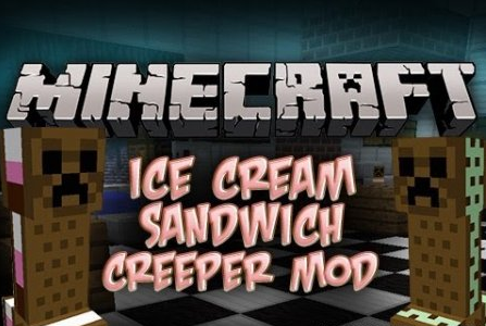 The Ice Cream Sandwich Creeper Mod for Minecraft 1.7.2