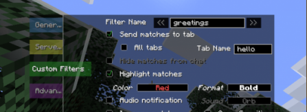 Tabby Chat for Minecraft 1.7.10