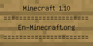 Minecraft 1.10 Download